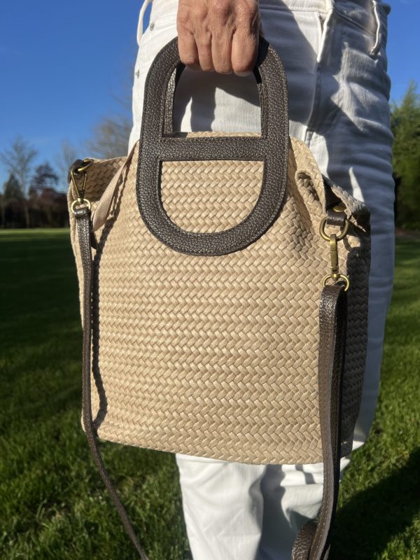 CARTERA CUERO TEJIDA  ESPAÑA