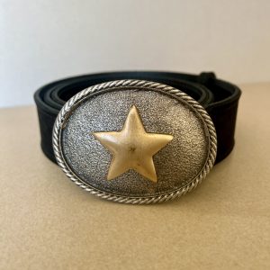 CINTURON ESTRELLA NEGRO