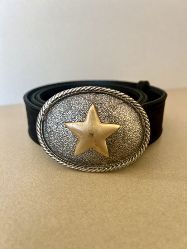 CINTURON ESTRELLA NEGRO
